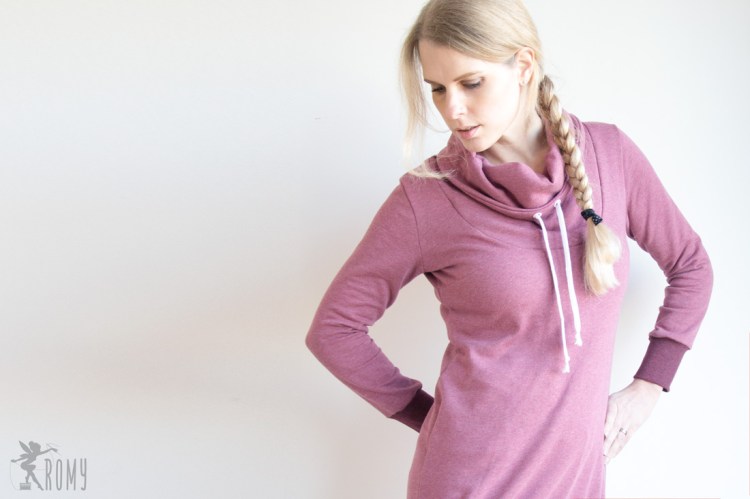 Käthe mit Loopkragen nach dem Schnitt von Konfettipatterns