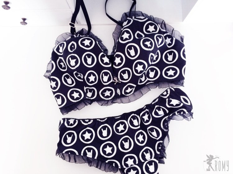 Wäscheset aus der neuen EP #rocks von Stoffcentrum